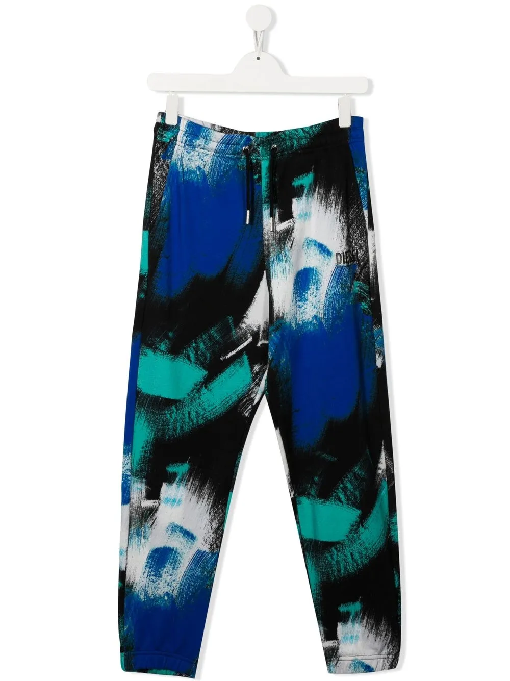 

Diesel Kids pantalones con estampado tie-dye - Negro
