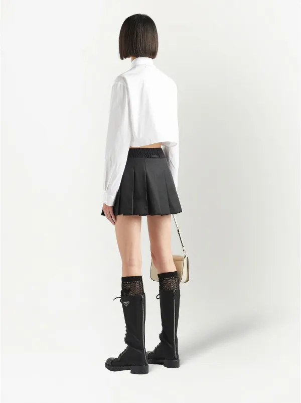 Prada Pleated Mini Skirt - Farfetch