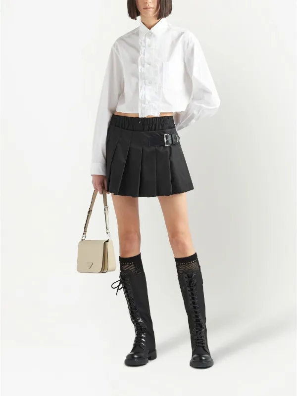 Prada Pleated Mini Skirt - Farfetch