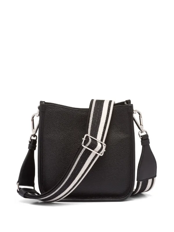 Prada Mini Pouch With Shoulder Strap in Black