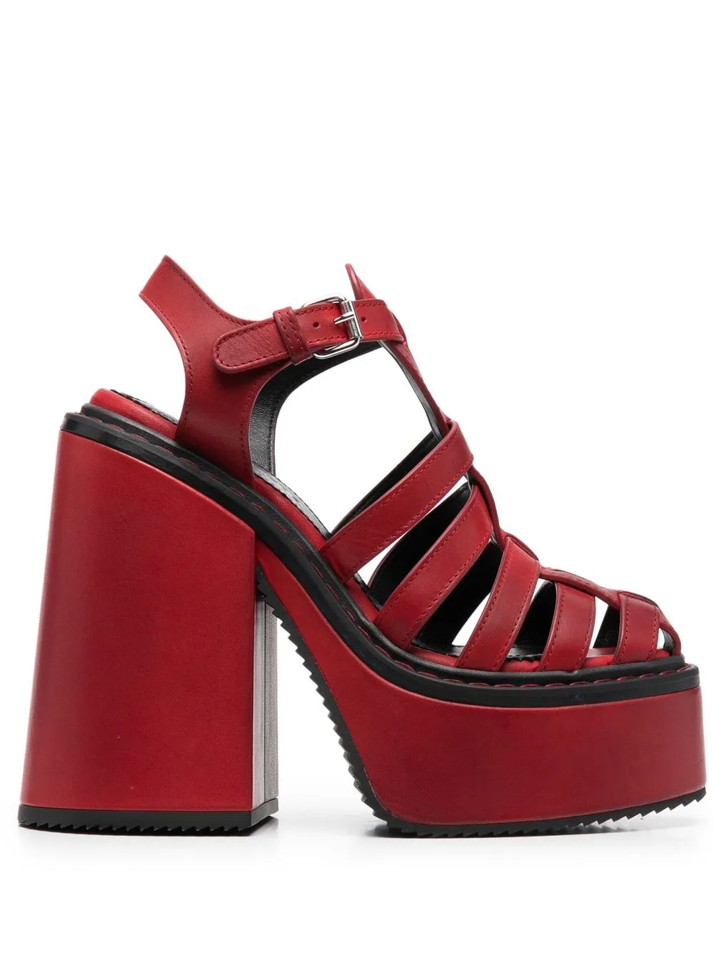 

Dsquared2 sandalias con plataforma de 170mm - Rojo