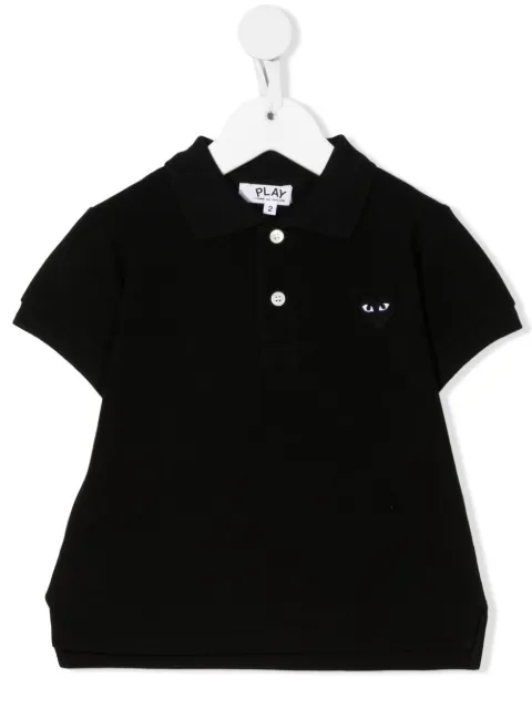 Comme Des Garçons Play Kids embroidered logo polo shirt