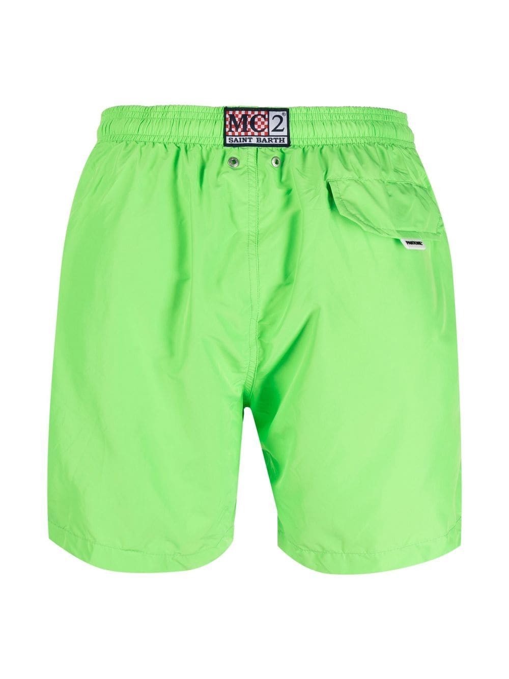 Shop Mc2 Saint Barth Lighting Pantone Swim Shorts In Green