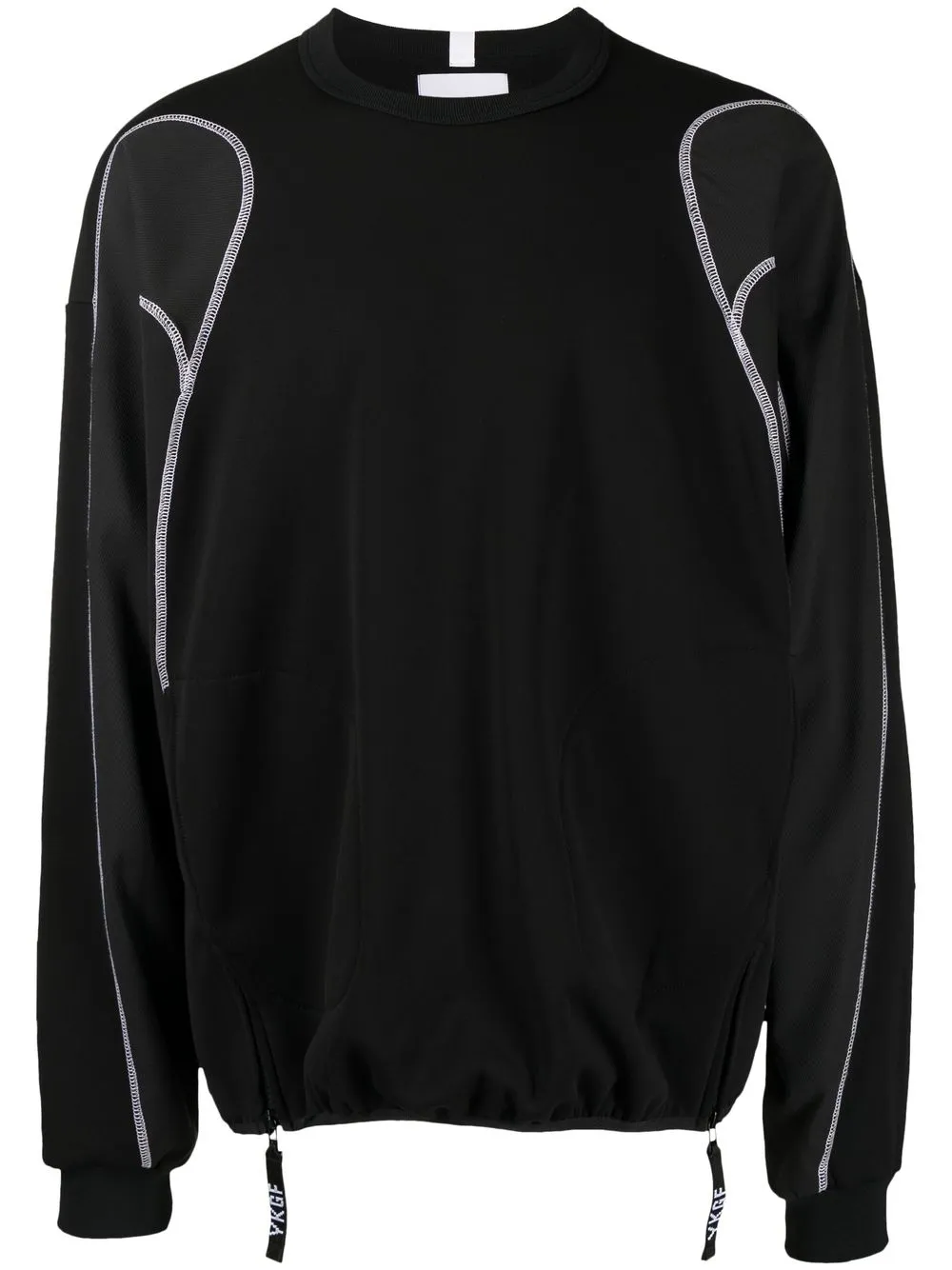 

Yoshiokubo sudadera con costuras - Negro