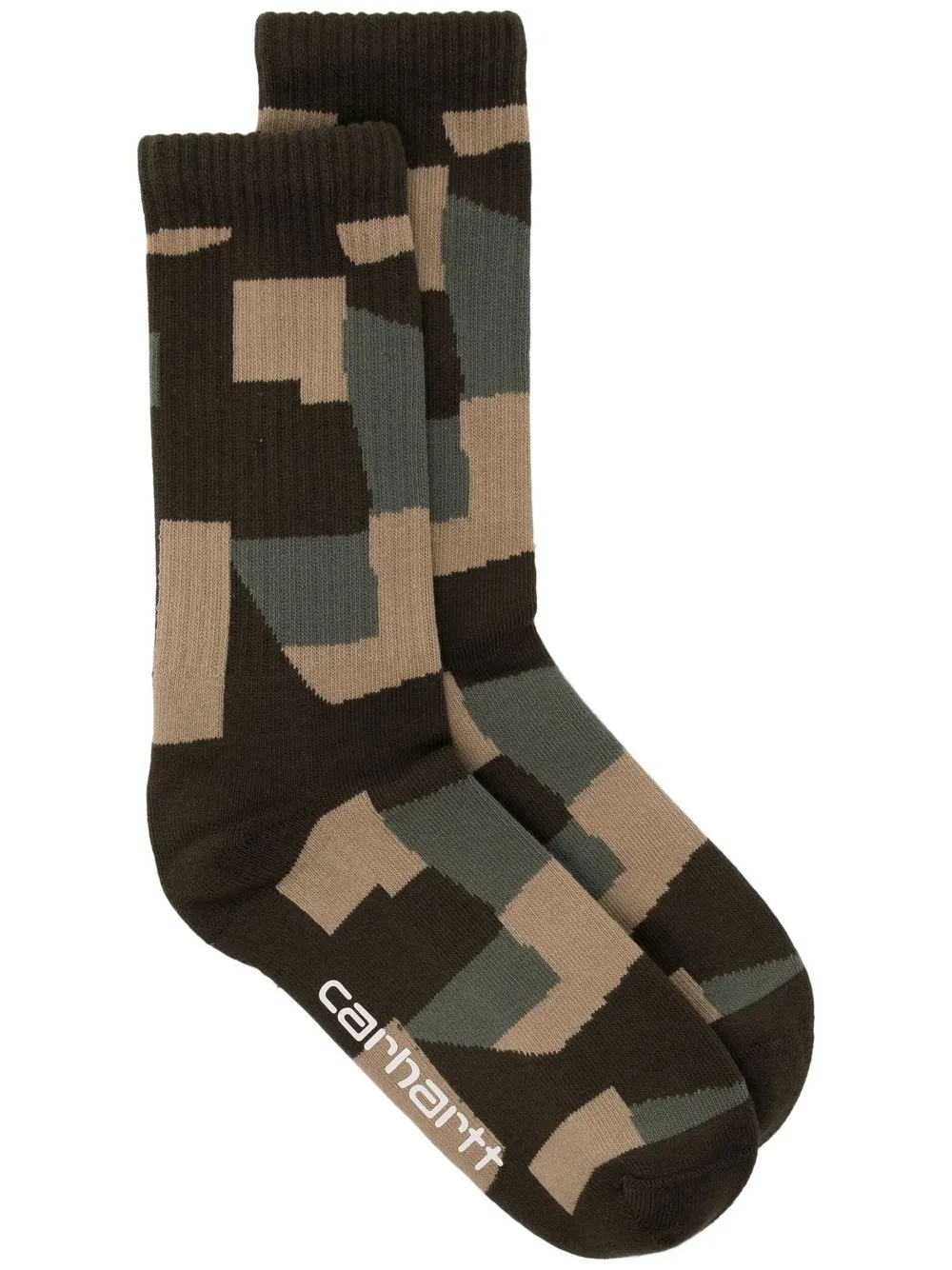 

Carhartt WIP camouflage-pattern crew socks - Green