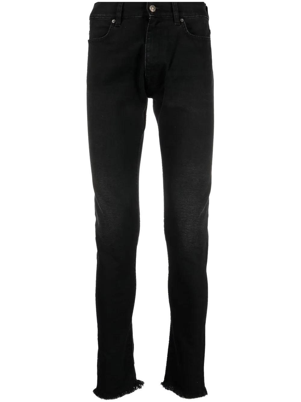 

424 skinny jeans deshilachados - Negro