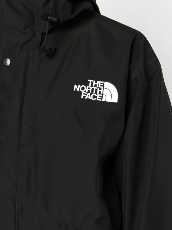 north face jacket logo on the back