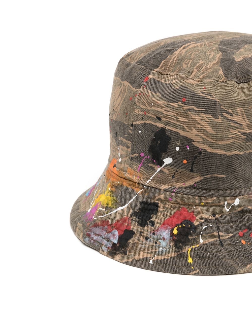 Shop Mostly Heard Rarely Seen Camouflage-print Bucket Hat In Brown