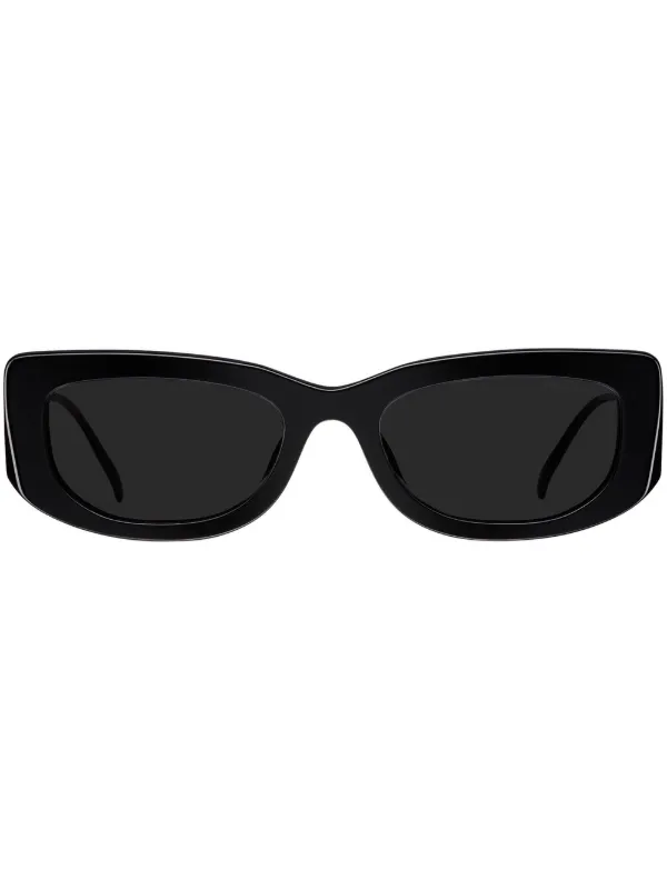 Prada Eyewear Óculos De Sol Retangular Symbole - Farfetch