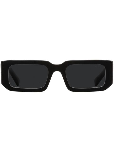 Prada Eyewear نظارة شمس 'سيمبول' بإطار مستطيل