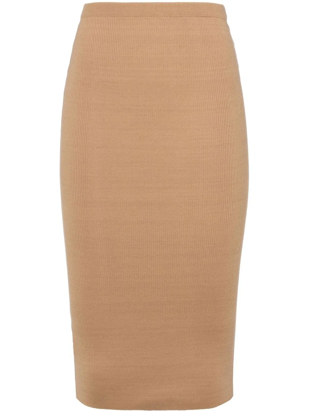 

Prada falda lápiz tejida - Marrón