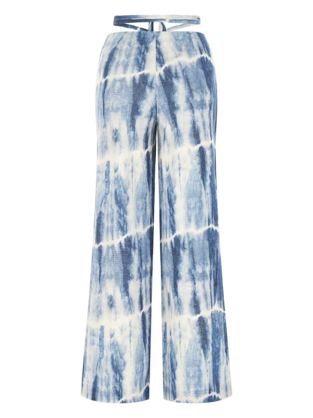 Canessa tie-dye trousers - Blauw