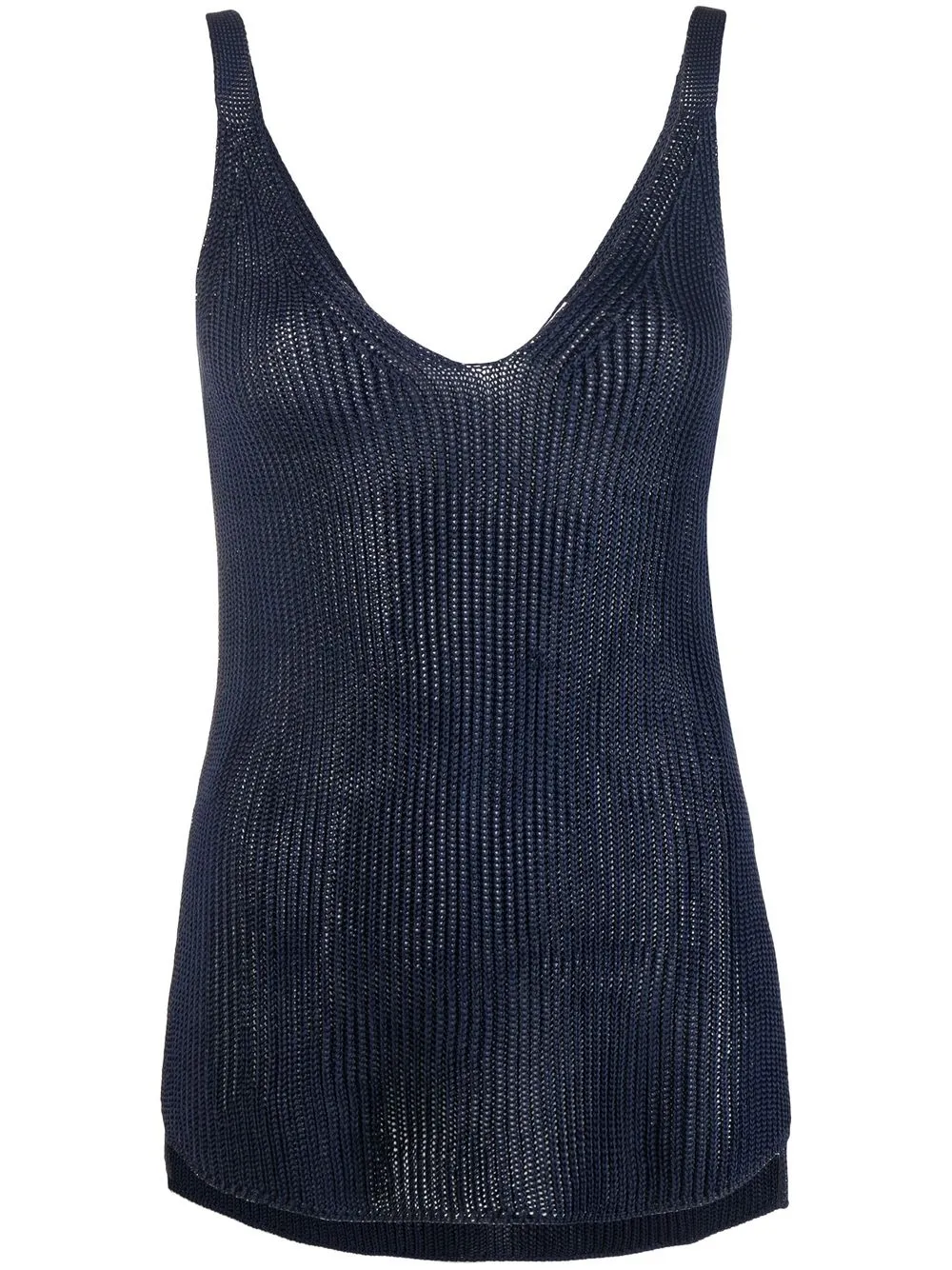 

P.A.R.O.S.H. V-neck knitted top - Blue