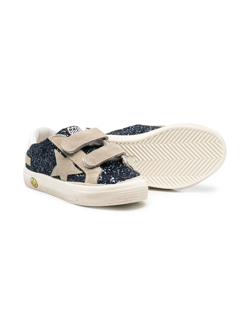 Golden Goose Super-Star sneakers met klittenband - Blauw