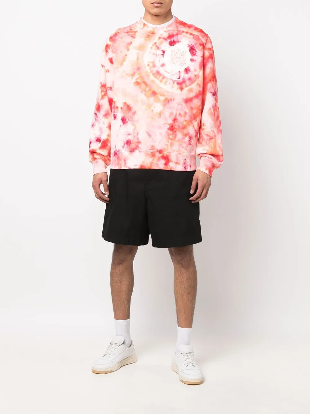 AMIRI Sweater met logopatch - Roze