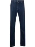 Jacob Cohën logo-patch jeans - Blue