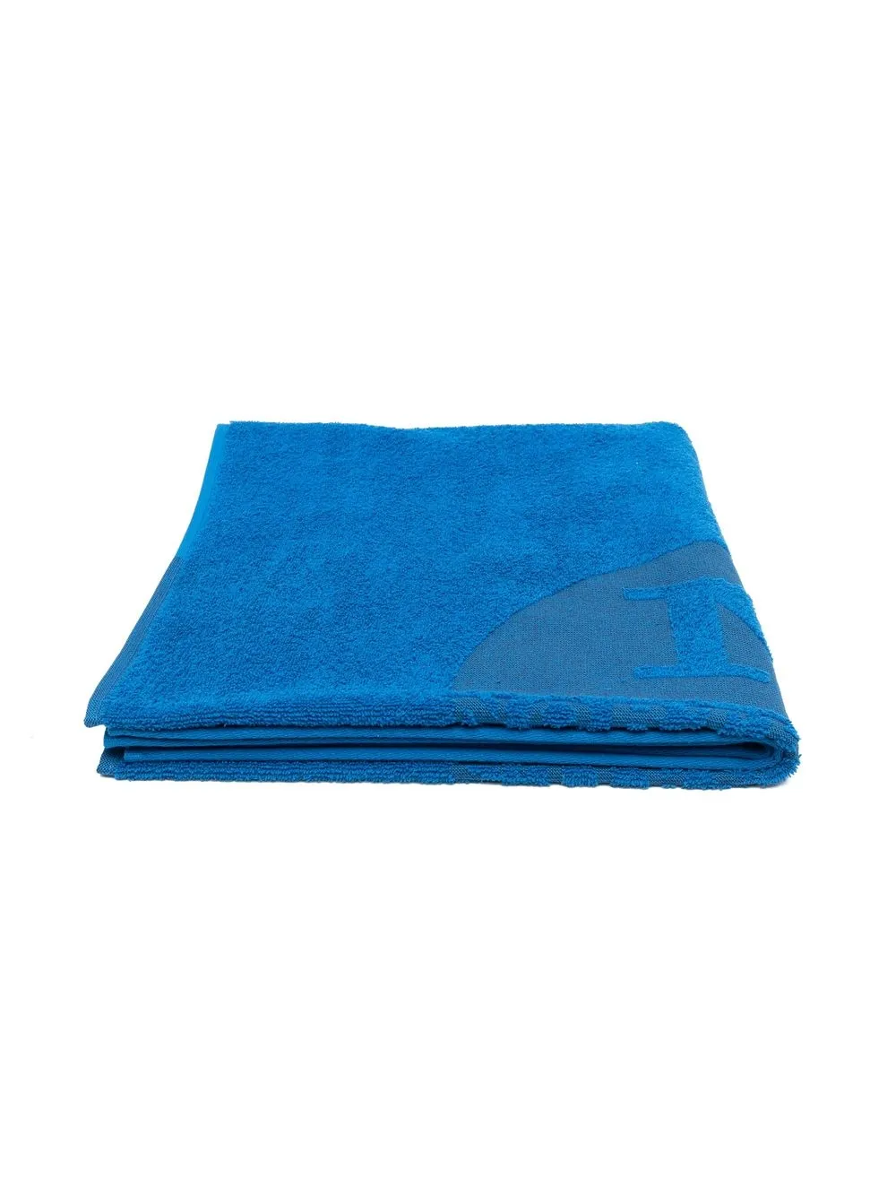 North Sails Logo-jacquard Towel In Blue