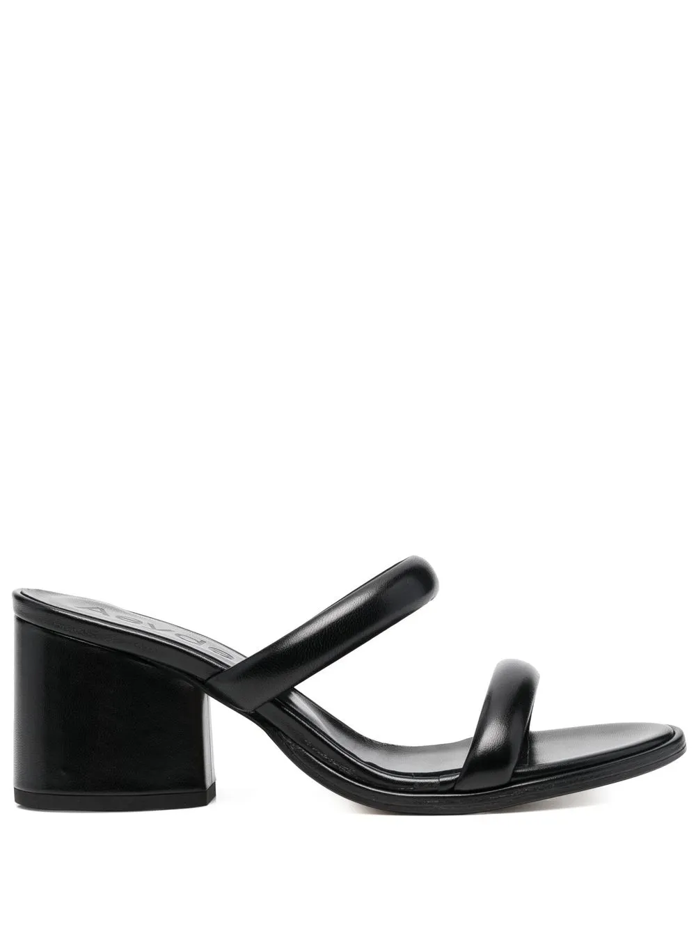 

Aeyde double-strap leather sandals - Black