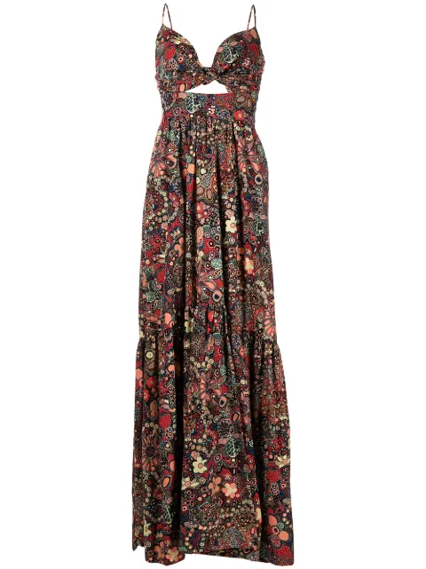 Laura floral-print maxi dress