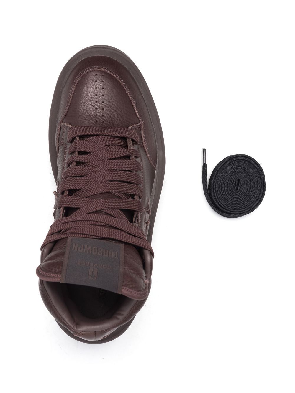 Shop Rick Owens Drkshdw X Converse High-top Sneakers In Brown