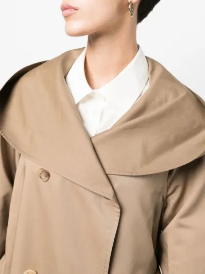 hooded trench coat | The Row | Eraldo.com