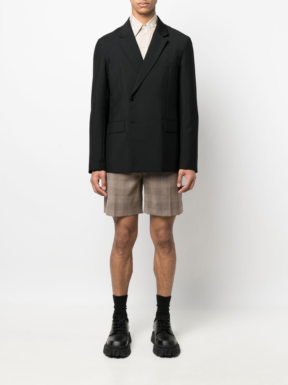 Givenchy Geruite shorts - Beige