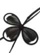 Nensi Dojaka floral appliqu?? silk belt
