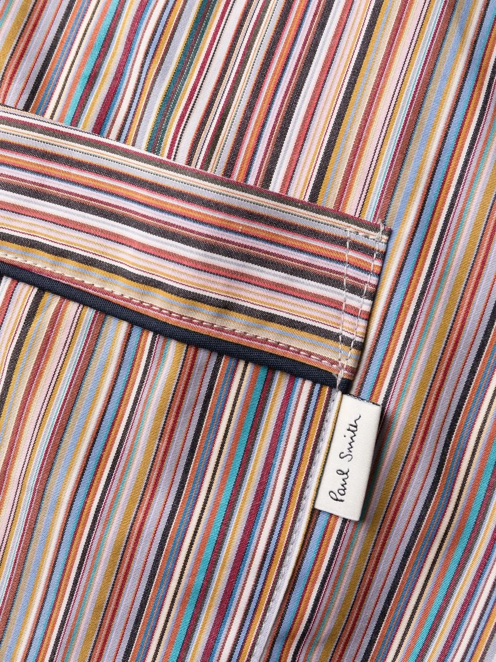 Paul Smith Stripe-print Two-piece Pajama Set In Blue