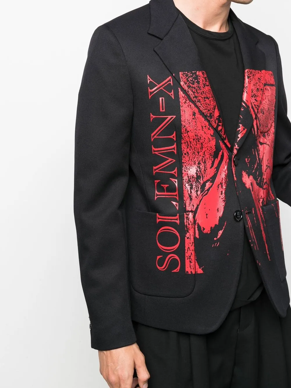 Raf Simons SolemnX Printed Blazer Farfetch