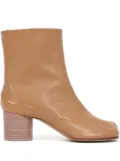 Maison Margiela Tabi 60mm leather ankle boots - Neutrals