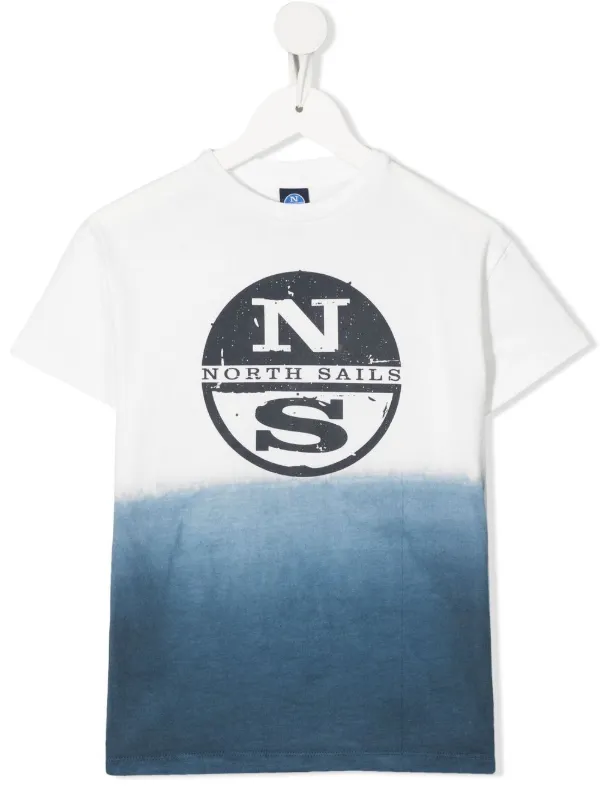 North Sails Kids Ombré logo-print T 