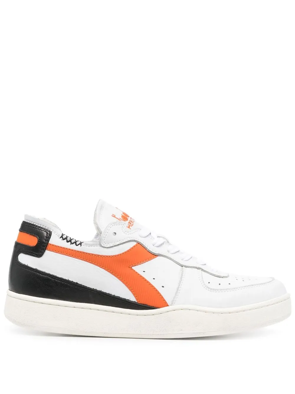 

Diadora tenis con paneles y diseño color block - Blanco