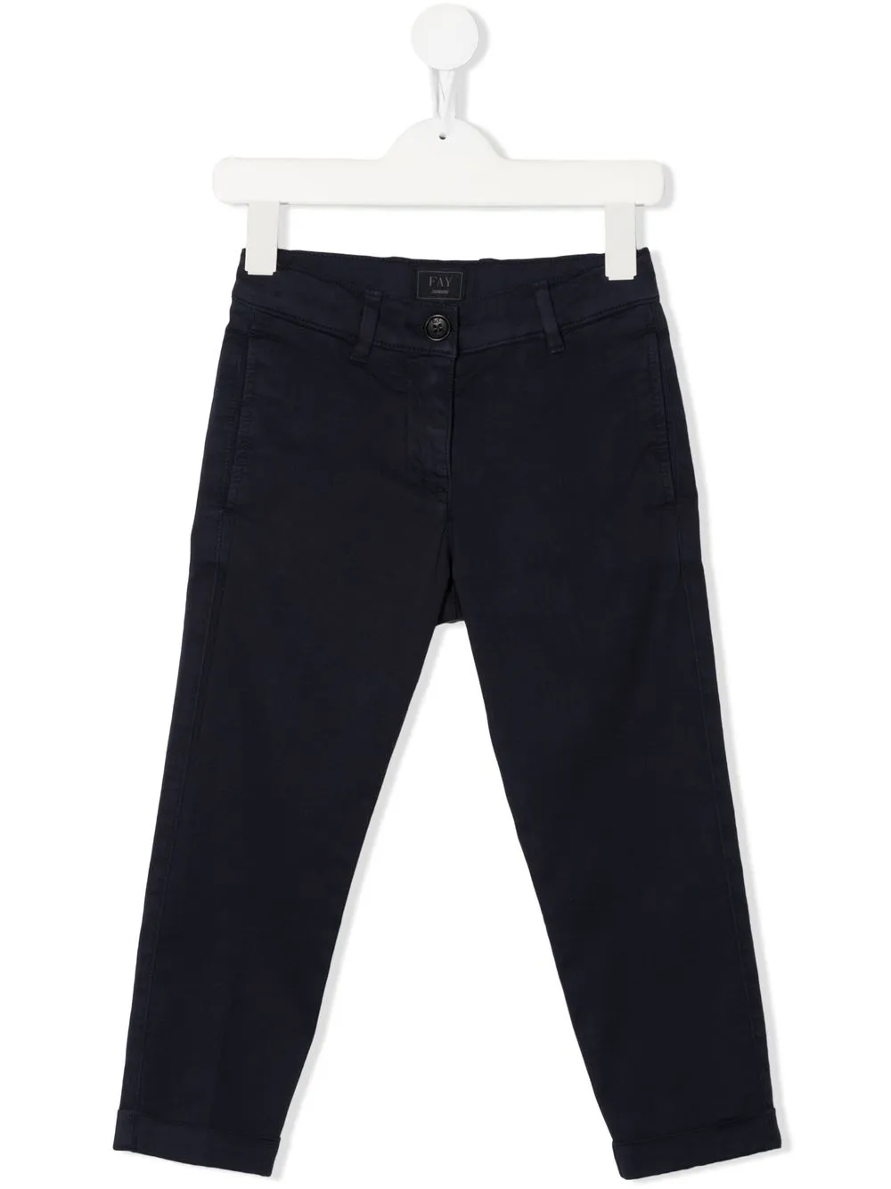 

Fay Kids pantalones slim con bolsillos - Azul