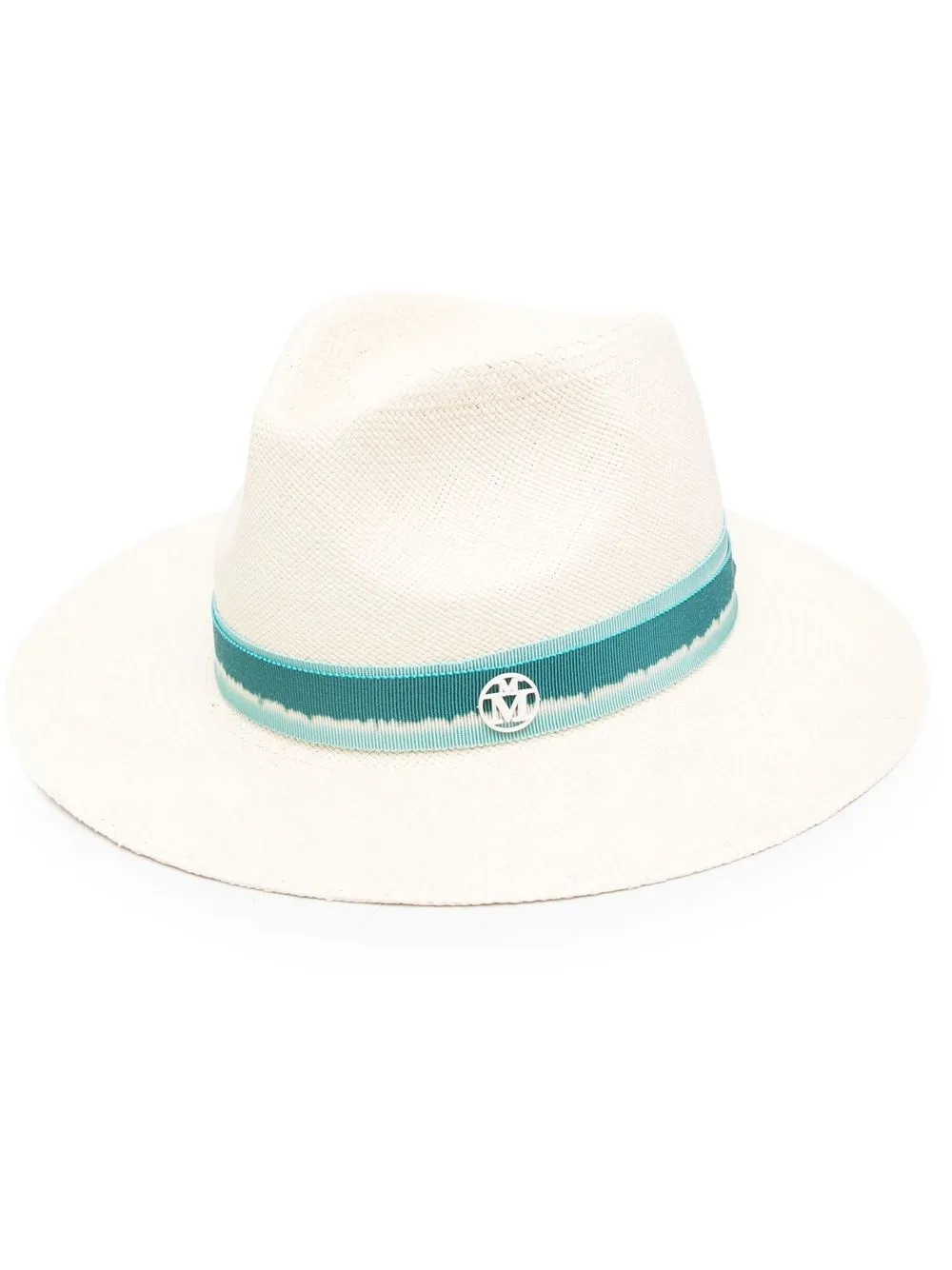 

Maison Michel sombrero fedora con logo - Neutro