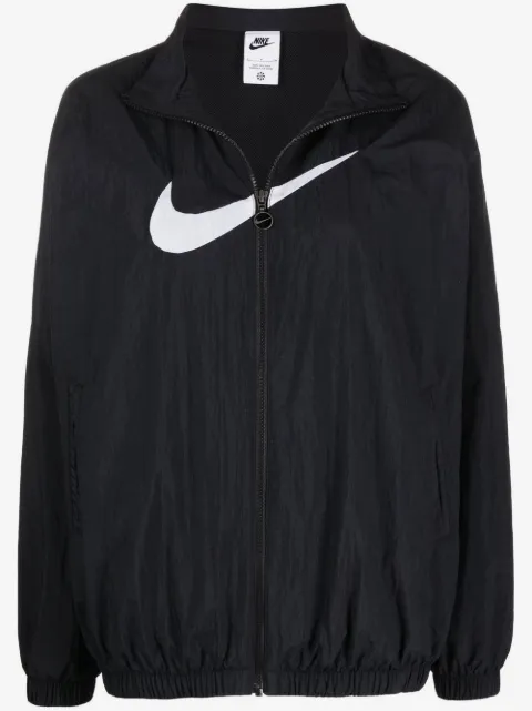 Nike Swoosh logo high-neck jacket