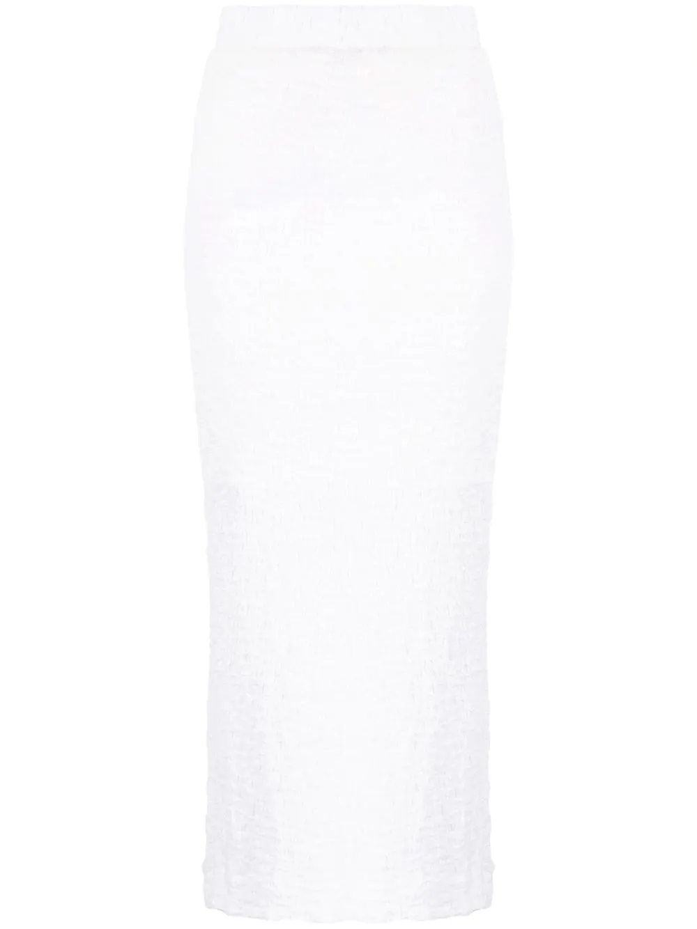 

Sabina Musayev textured midi skirt - White