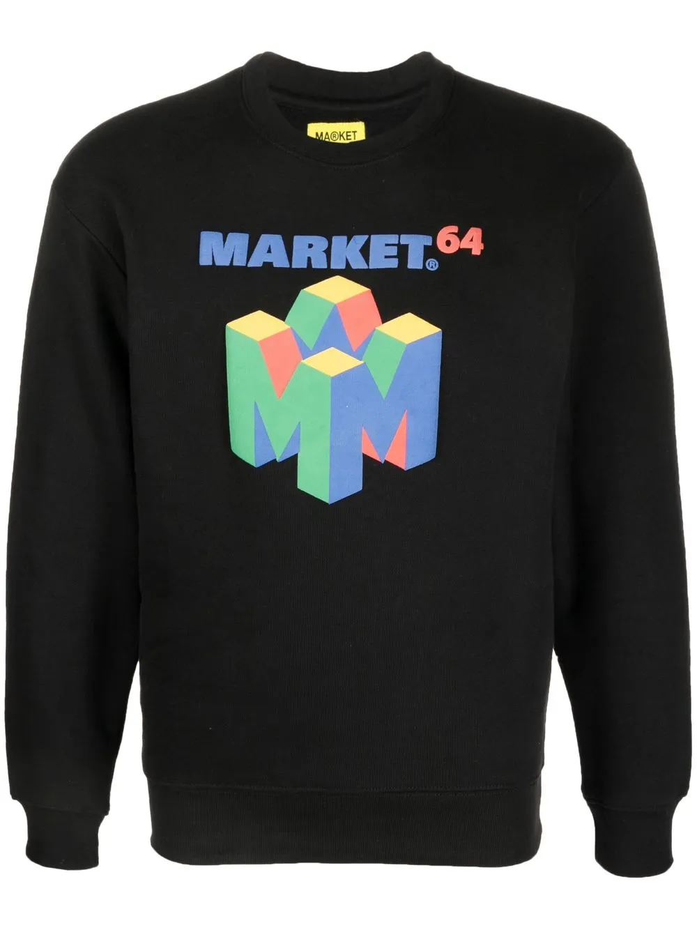 

MARKET sudadera con logo estampado - Negro