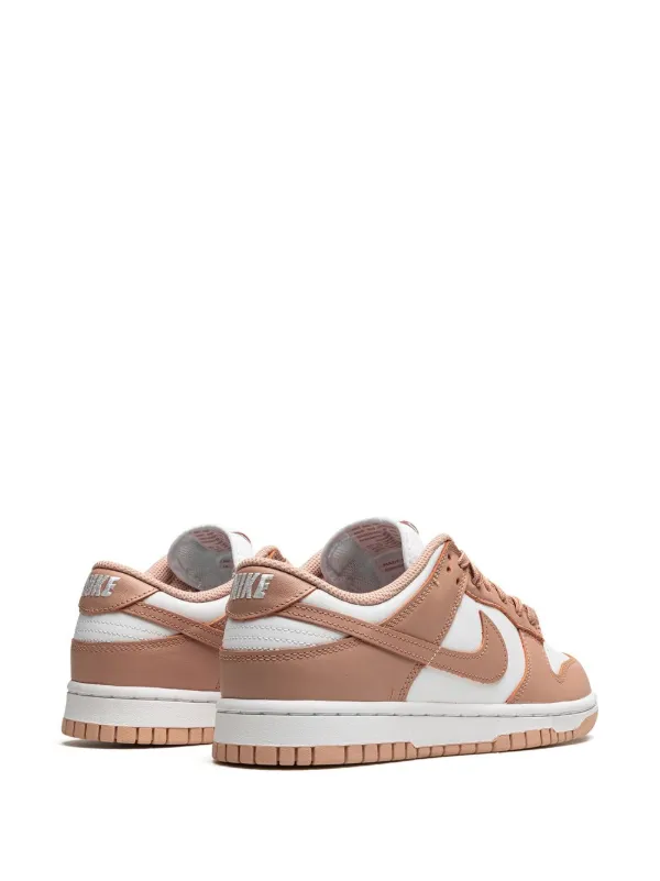 Nike Sportswear DUNK - Trainers - white/rose whisper/white