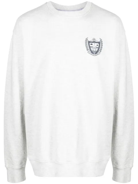 Sporty & Rich logo crew-neck sweatshirt