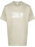 Sporty & Rich logo-print cotton T-shirt - Grey