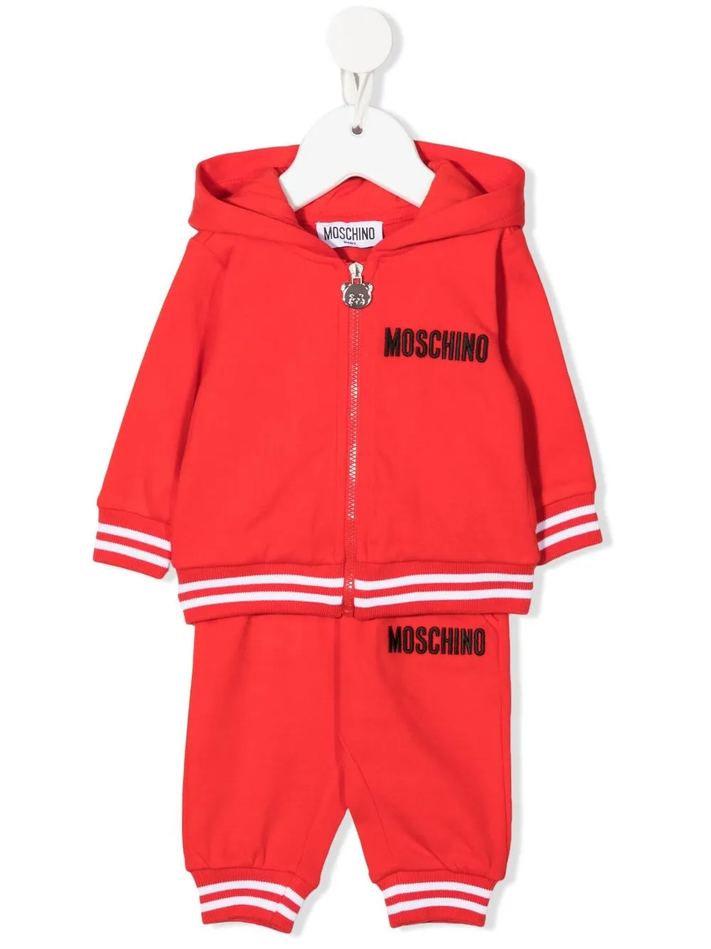 

Moschino Kids traje de baño con motivo Teddy Bear - Rojo