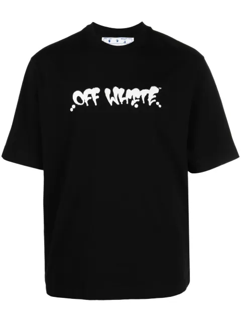 Off-White تيشيرت بطبعة شعار الماركة