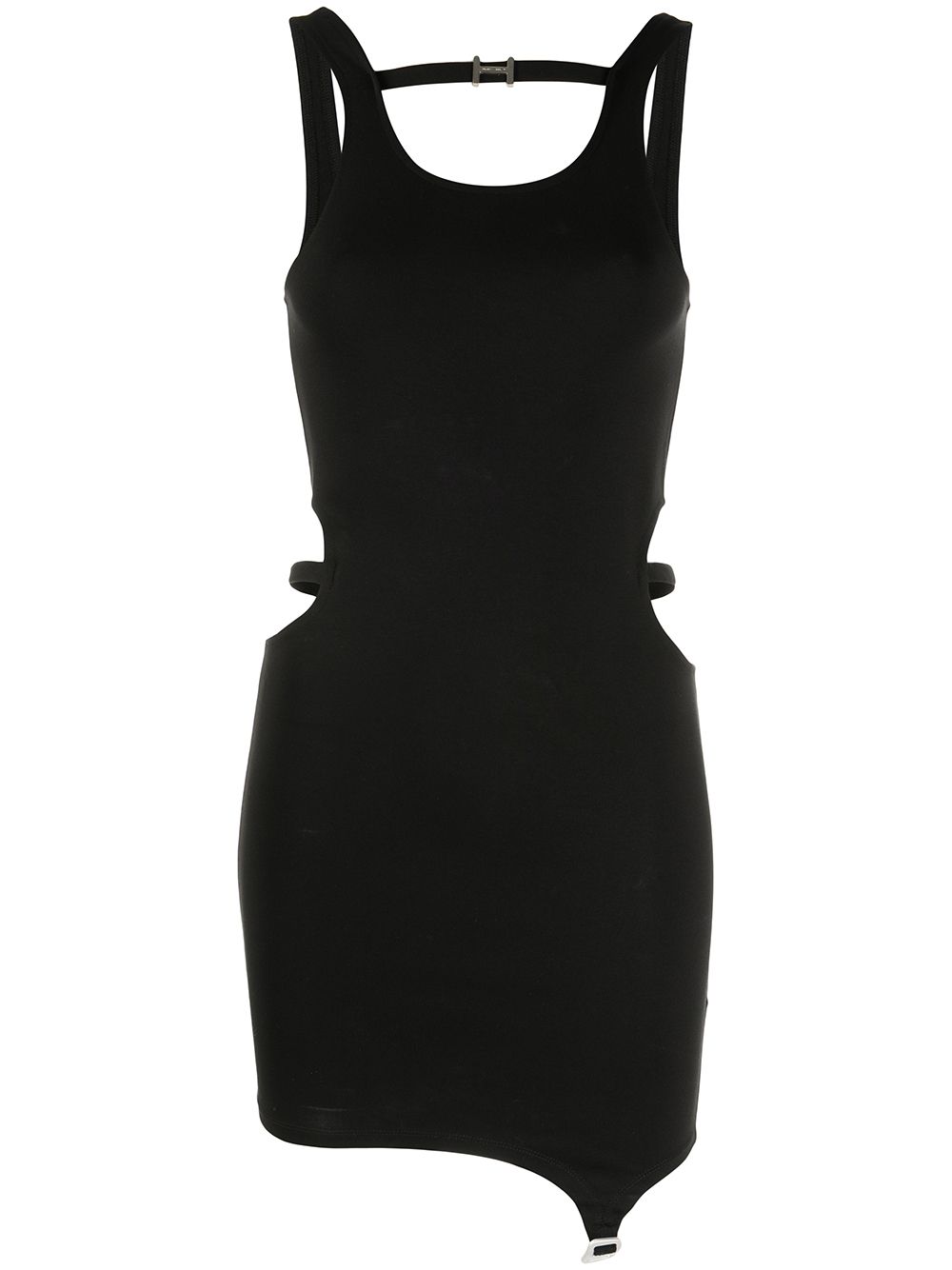 Heliot Emil Cut-out Asymmetric Dress In Black