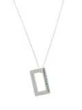 Le Gramme 3,4g tsavorite pendant necklace - Silver