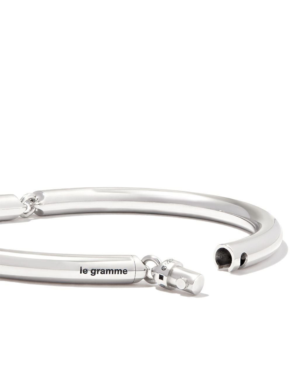 Shop Le Gramme Sterling Silver 35g Bracelet