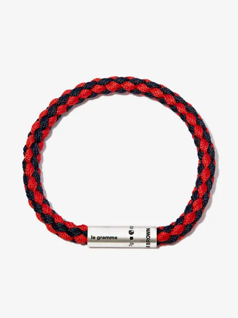 Le Gramme x Orlebar Brown braided bracelet