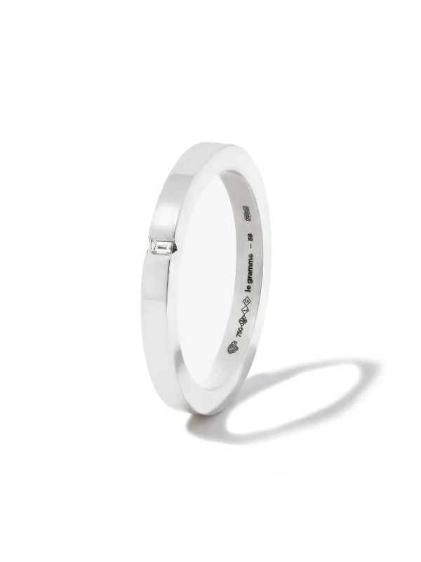 Le Gramme 18kt White Gold 5g Polished 2mm Wedding Ring Silver FARFETCH  PH