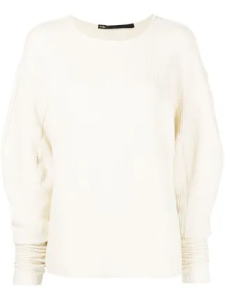 Muller Of Yoshiokubo Ribbed mutton-sleeve Top - Farfetch