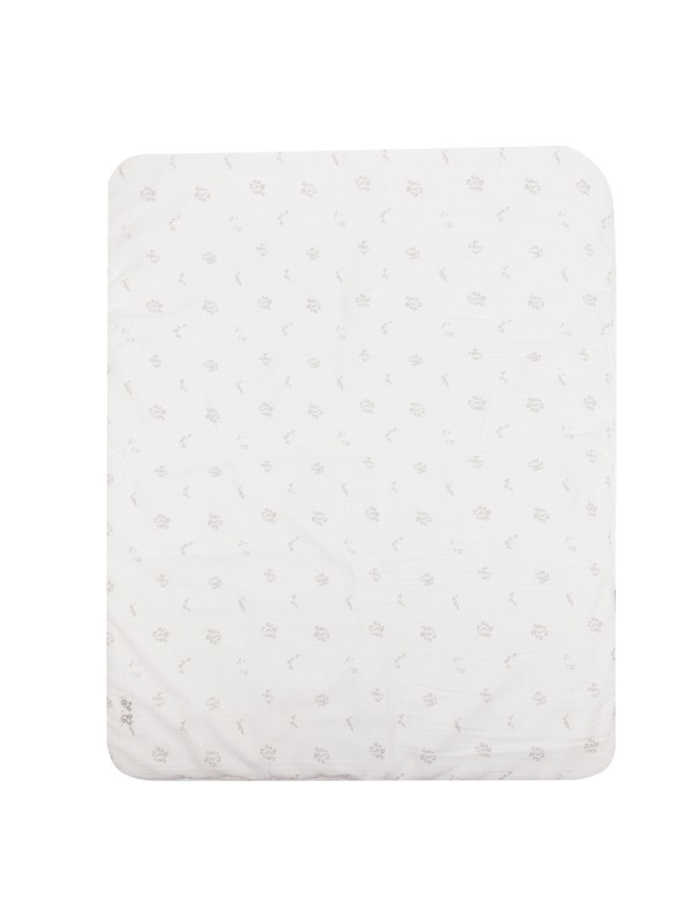 Tartine Et Chocolat sketch-print cotton blanket - White