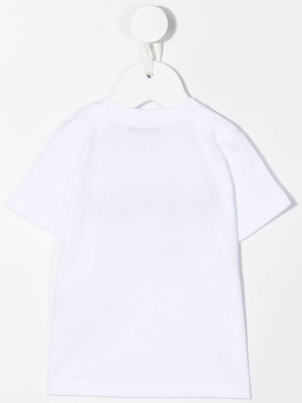 MSGM Kids T-shirt met logoprint - Wit